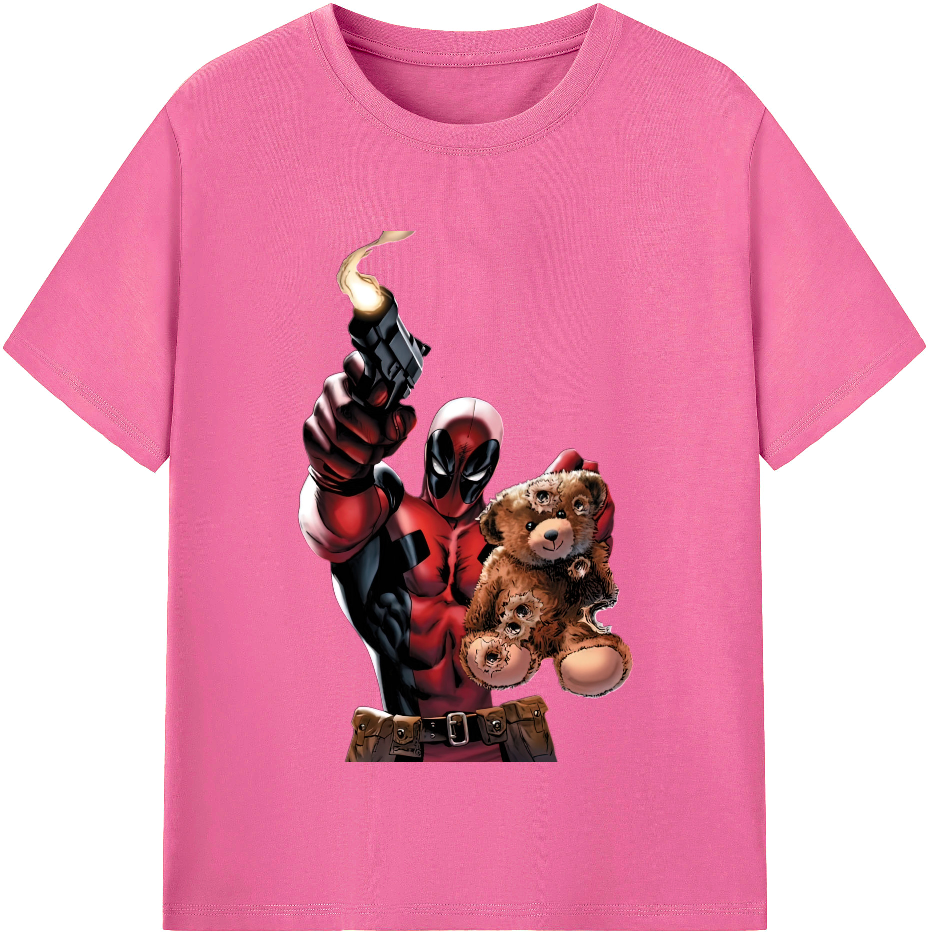 （画像用） Deadpool デッドプール レディースカジュアルプリントTシャツ（綿100％）